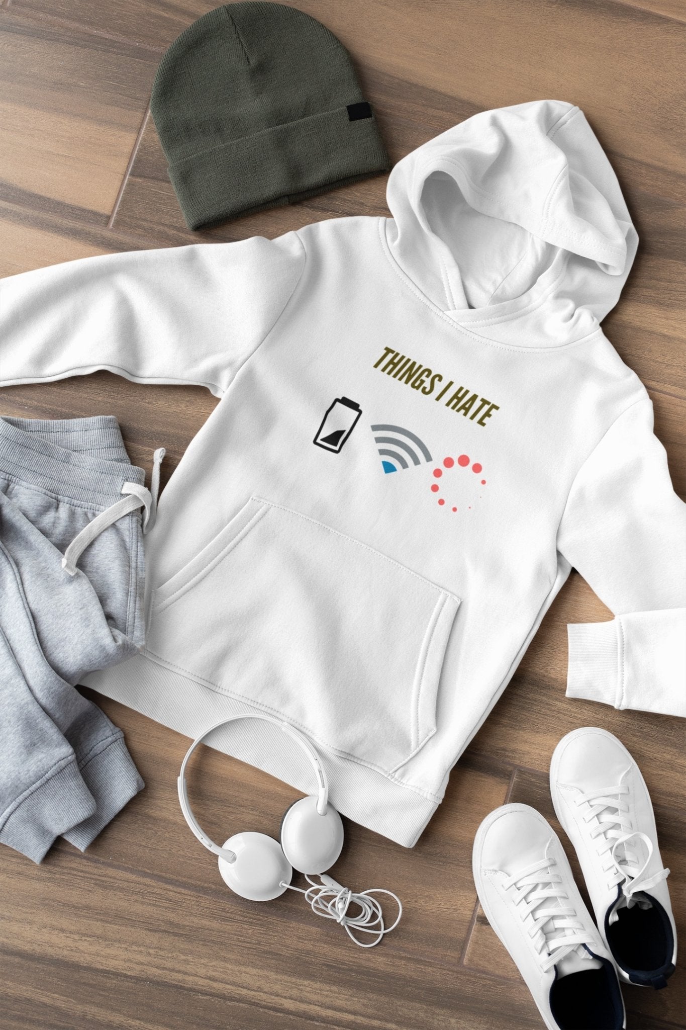 Things I hate Geek Hoodies for Women-FunkyTeesClub - Funky Tees Club