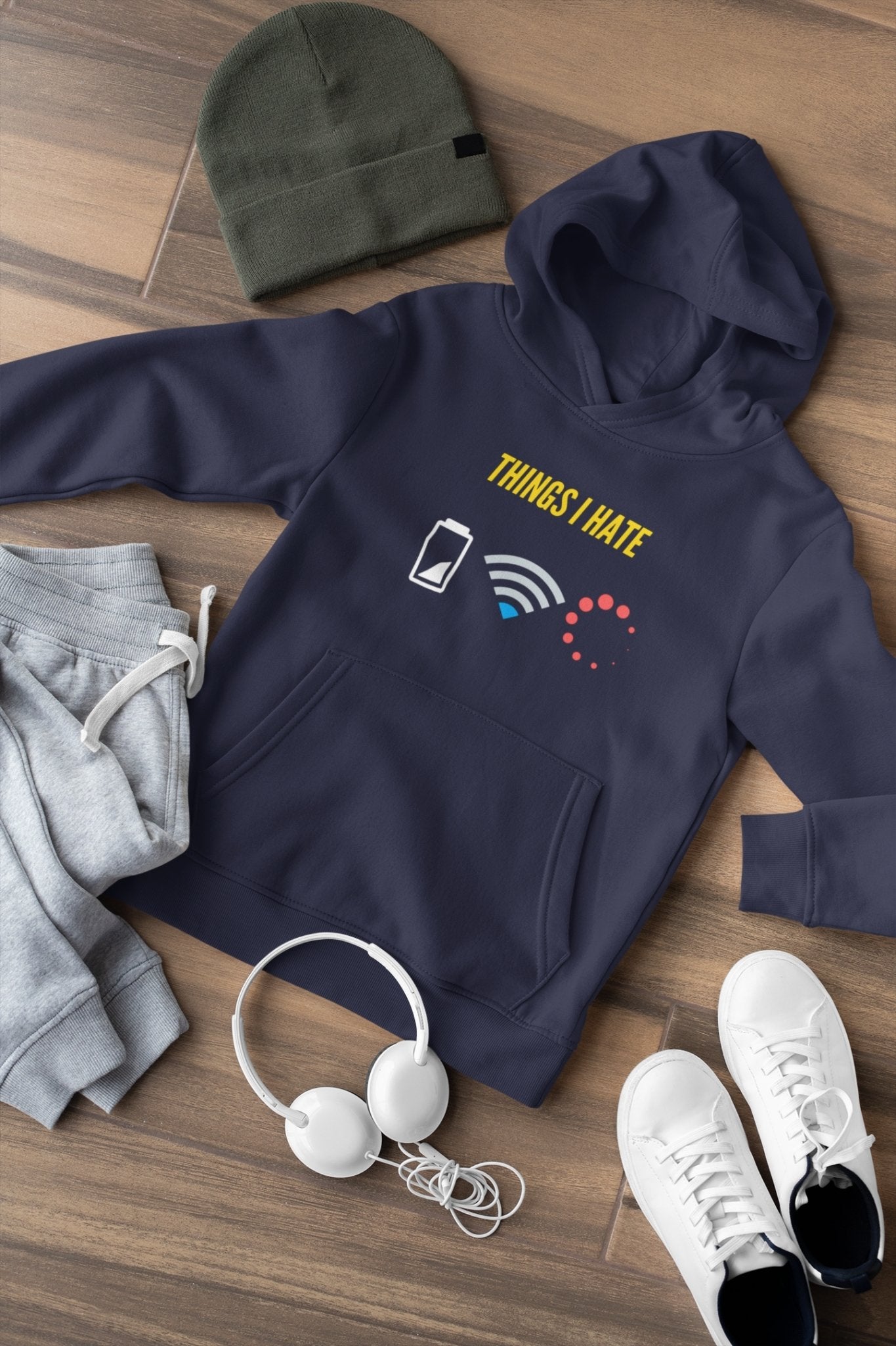 Things I hate Geek Men Hoodies-FunkyTeesClub - Funky Tees Club