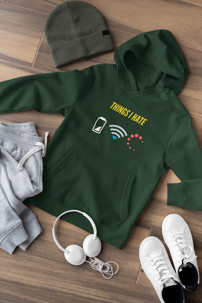 Things I hate Geek Men Hoodies-FunkyTeesClub - Funky Tees Club