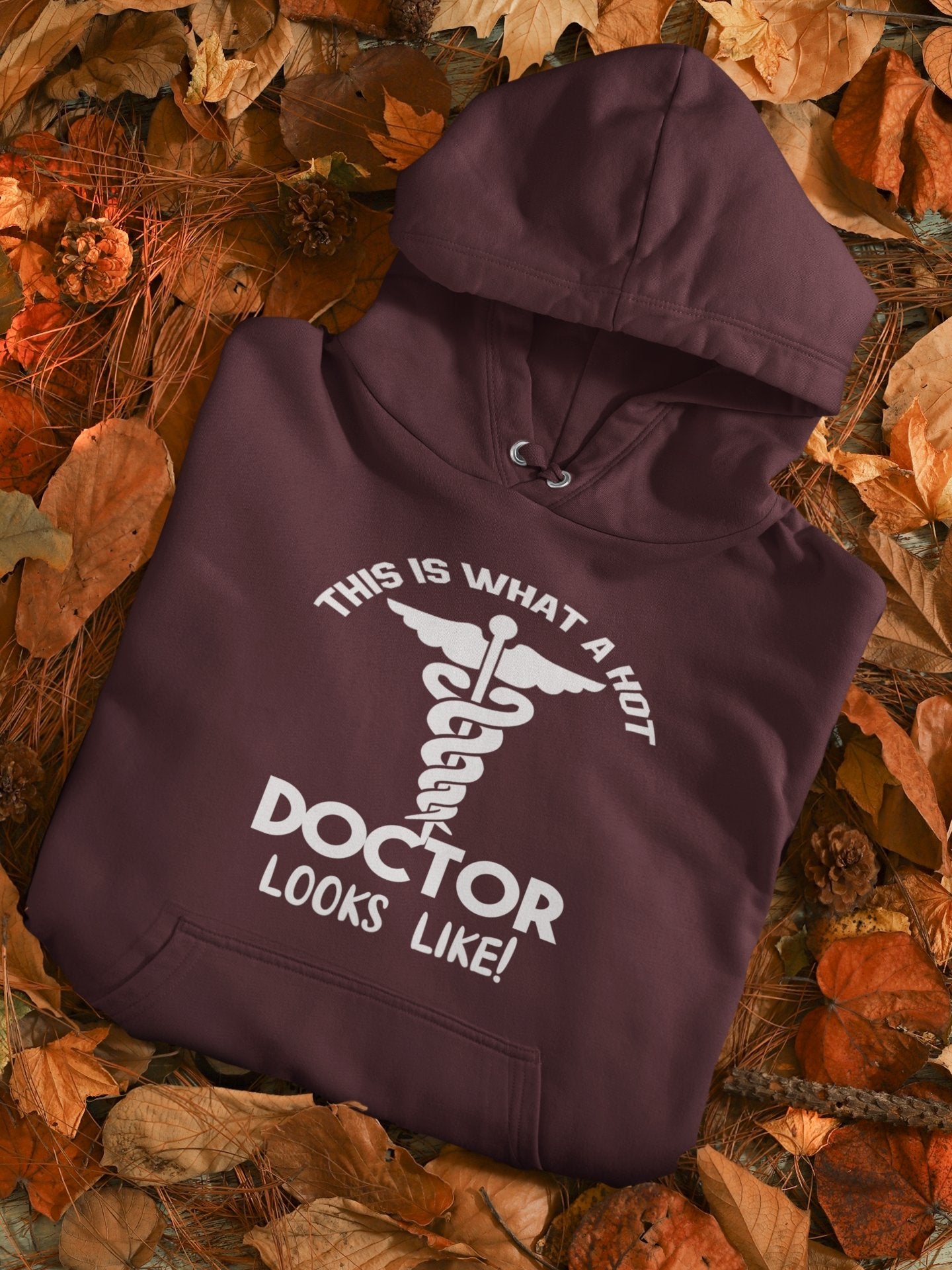 This Is What A Hot Doctor Looks Like Hoodies for Women-FunkyTeesClub - Funky Tees Club
