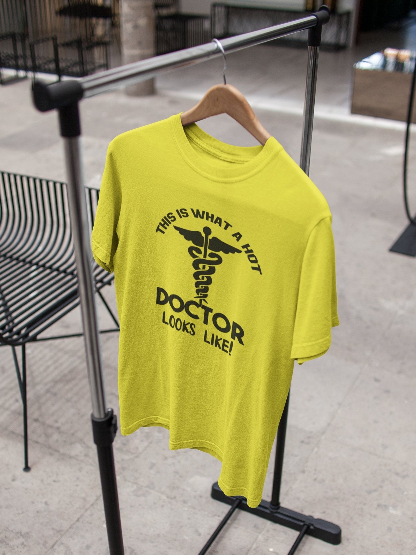 This Is What A Hot Doctor Looks Like Mens Half Sleeves T-shirt- FunkyTeesClub - Funky Tees Club