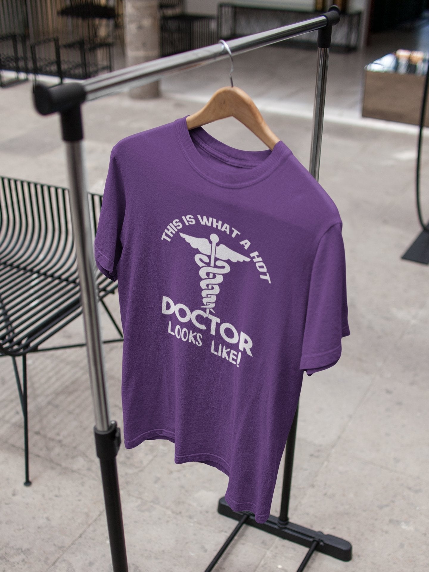 This Is What A Hot Doctor Looks Like Mens Half Sleeves T-shirt- FunkyTeesClub - Funky Tees Club