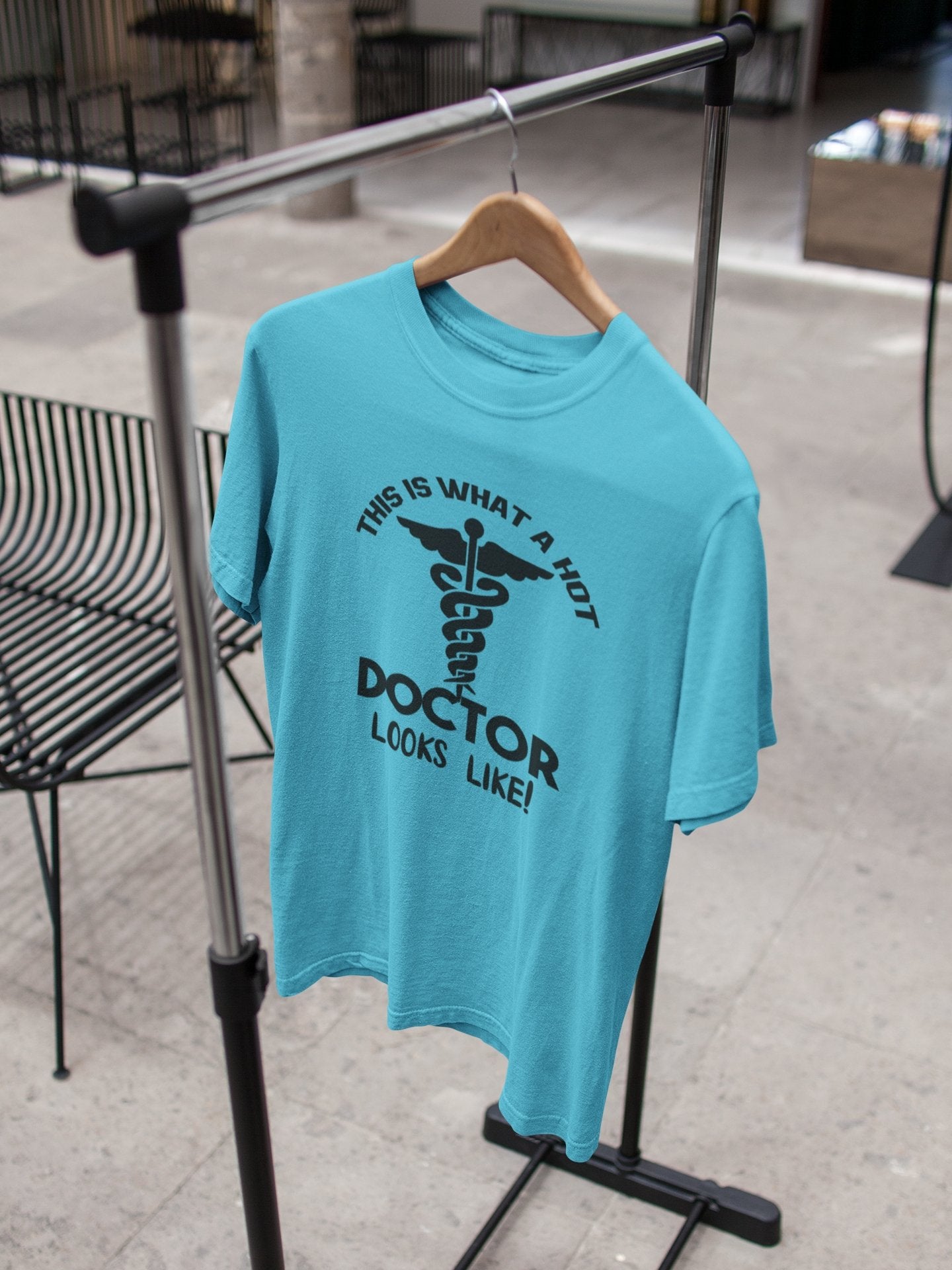 This Is What A Hot Doctor Looks Like Women Half Sleeves T-shirt- FunkyTeesClub - Funky Tees Club
