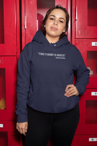 This T Shirt Is White Hoodies for Women-FunkyTeesClub - Funky Tees Club
