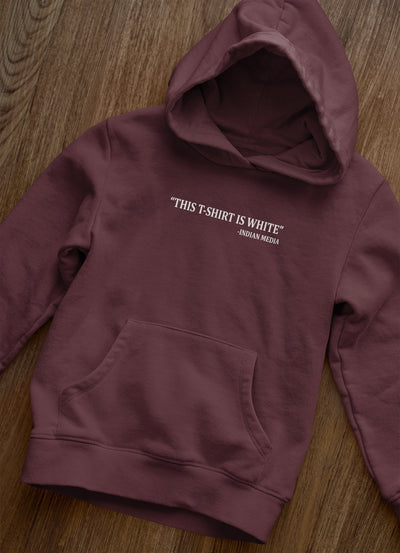 This T Shirt Is White Hoodies for Women-FunkyTeesClub - Funky Tees Club