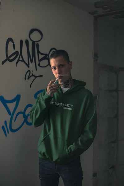 This T Shirt Is White Men Hoodies-FunkyTeesClub - Funky Tees Club