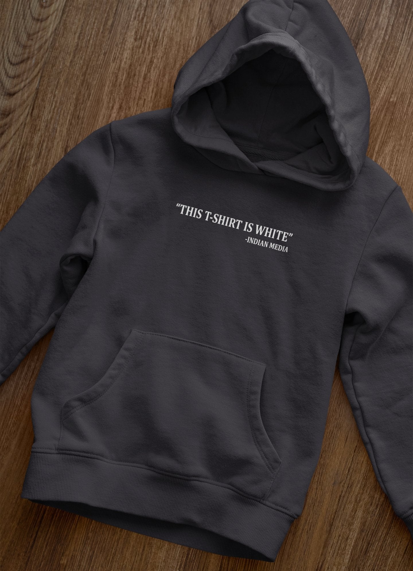 This T Shirt Is White Men Hoodies-FunkyTeesClub - Funky Tees Club
