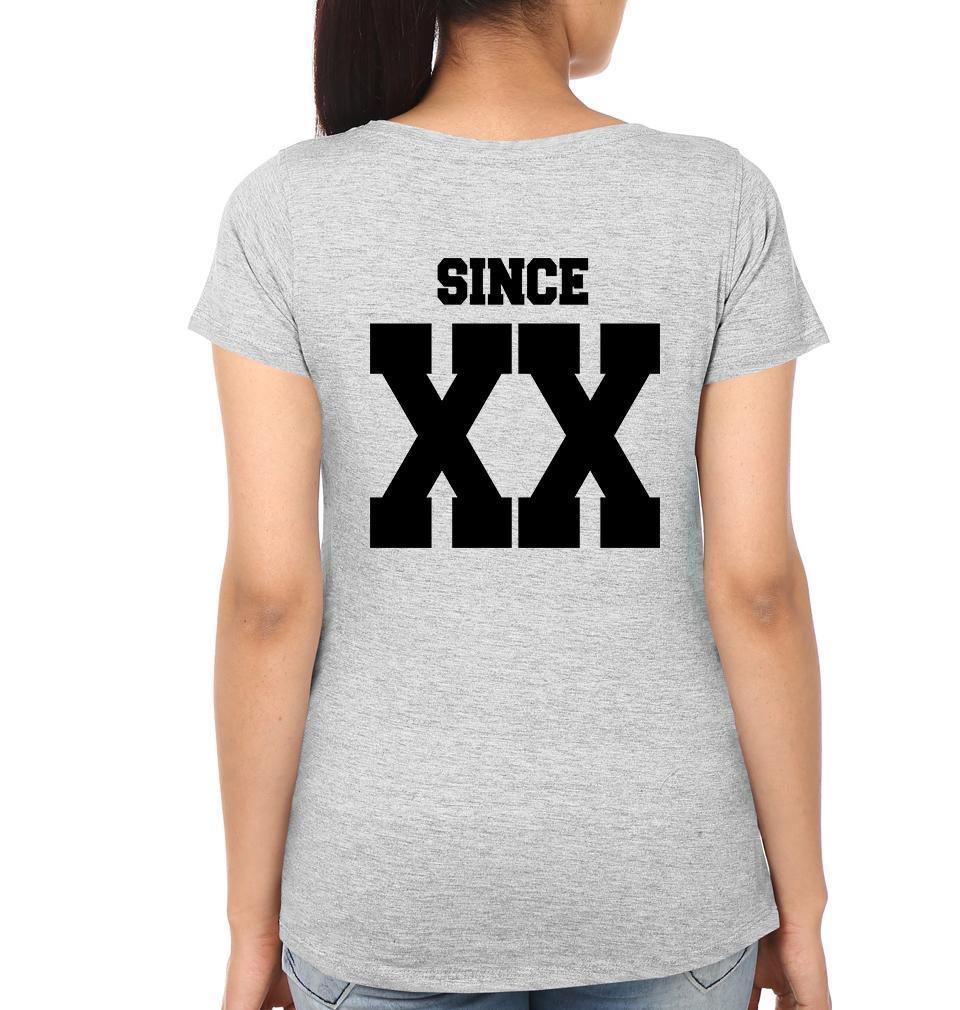Together since Couple Half Sleeves T-Shirts -FunkyTees - Funky Tees Club