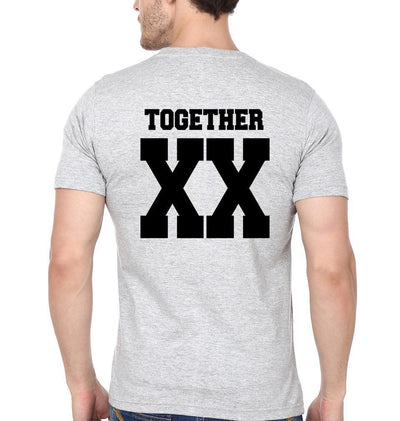 Together since Couple Half Sleeves T-Shirts -FunkyTees - Funky Tees Club
