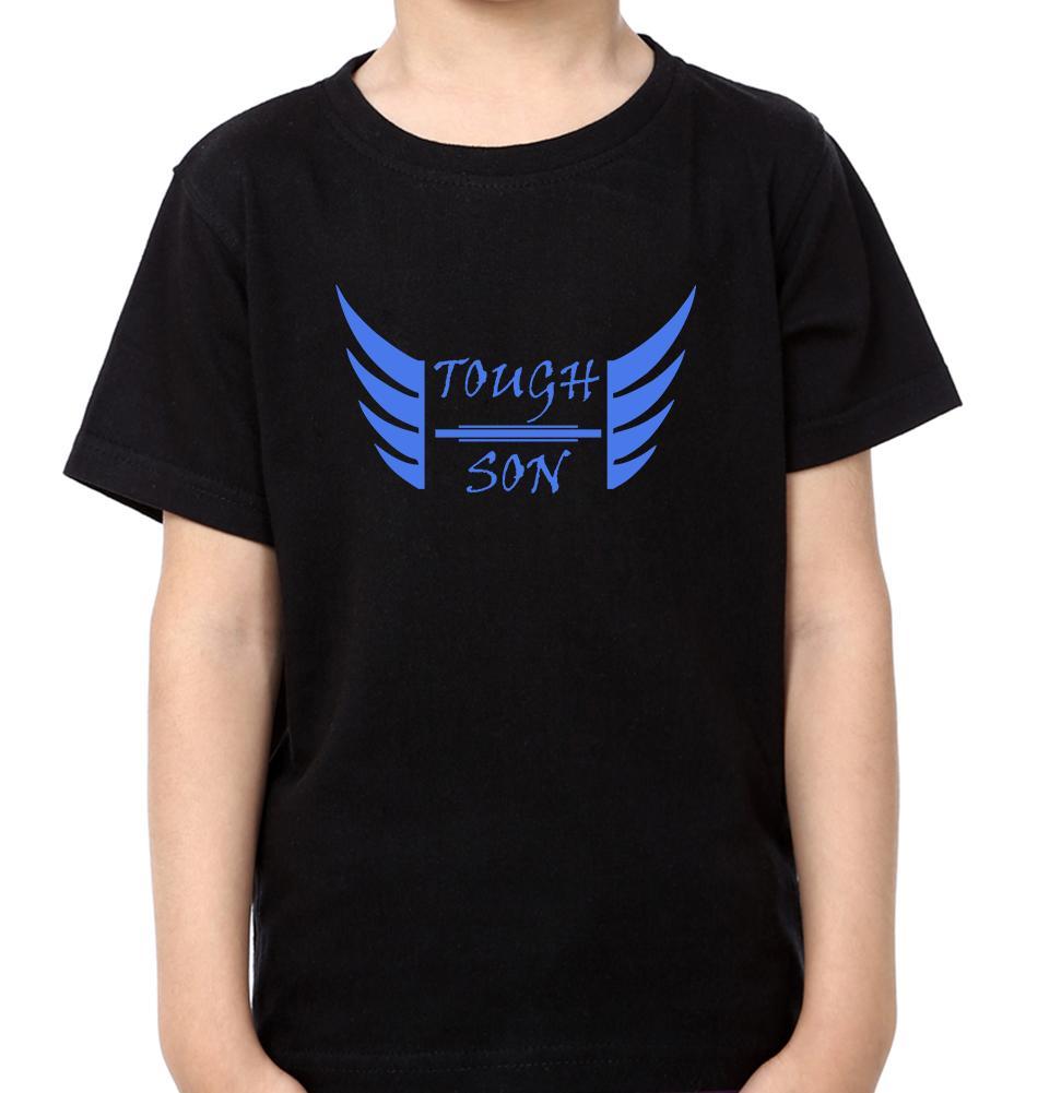 Tough Dad Tough Son Father and Son Matching T-Shirt- FunkyTeesClub - Funky Tees Club