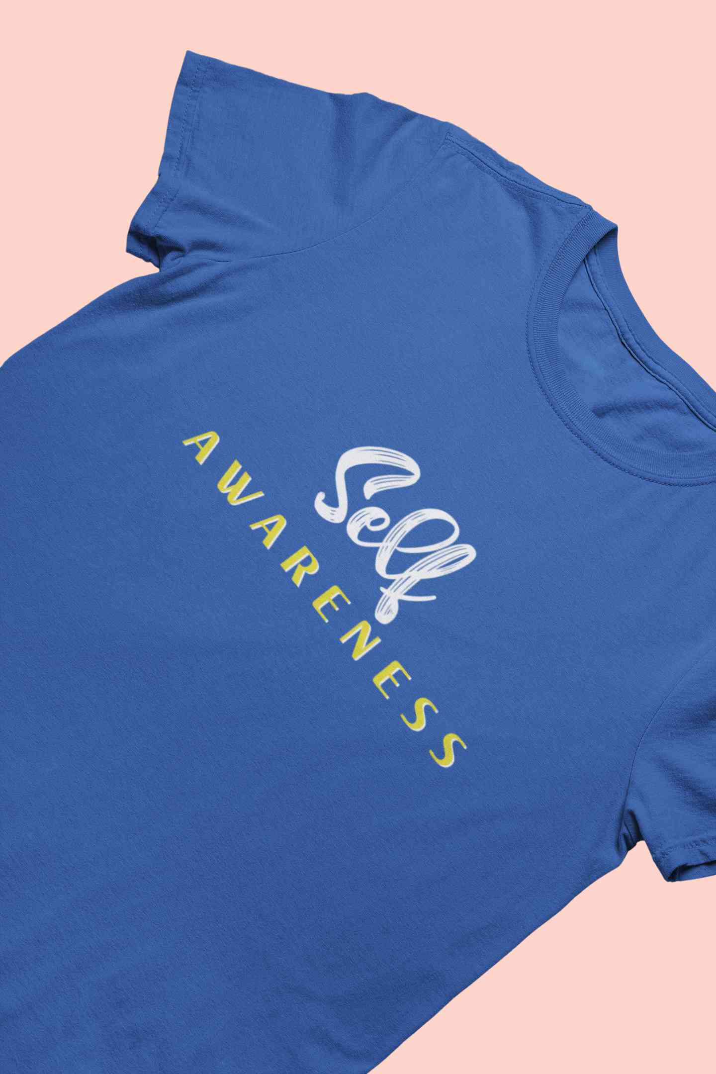Self Awareness Typography Women Half Sleeves T-shirt- FunkyTeesClub