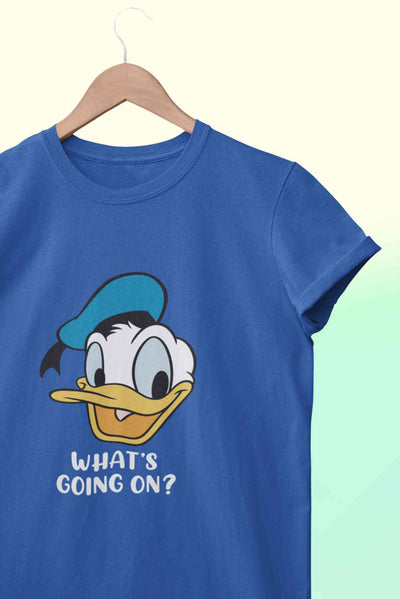 Whats Going On Mens Half Sleeves T-shirt- FunkyTeesClub
