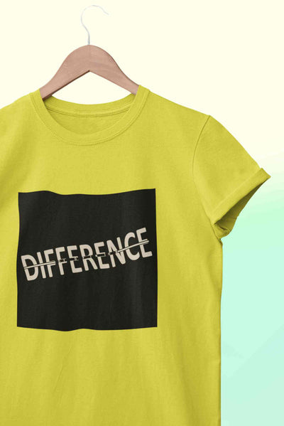 Difference Of Opinion Women Half Sleeves T-shirt- FunkyTeesClub