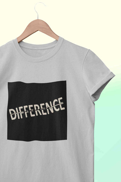 Difference Of Opinion Women Half Sleeves T-shirt- FunkyTeesClub