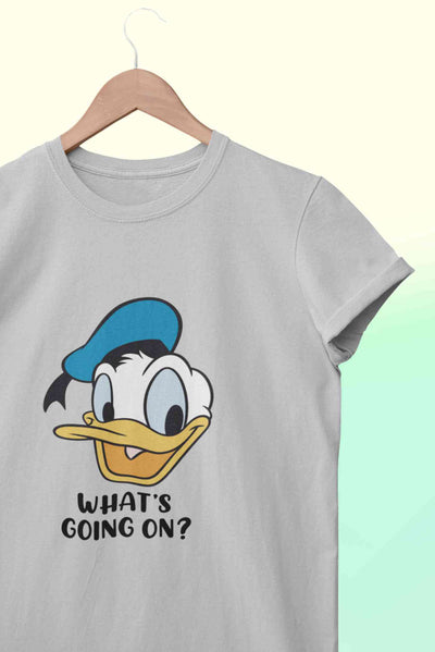 Whats Going On Mens Half Sleeves T-shirt- FunkyTeesClub
