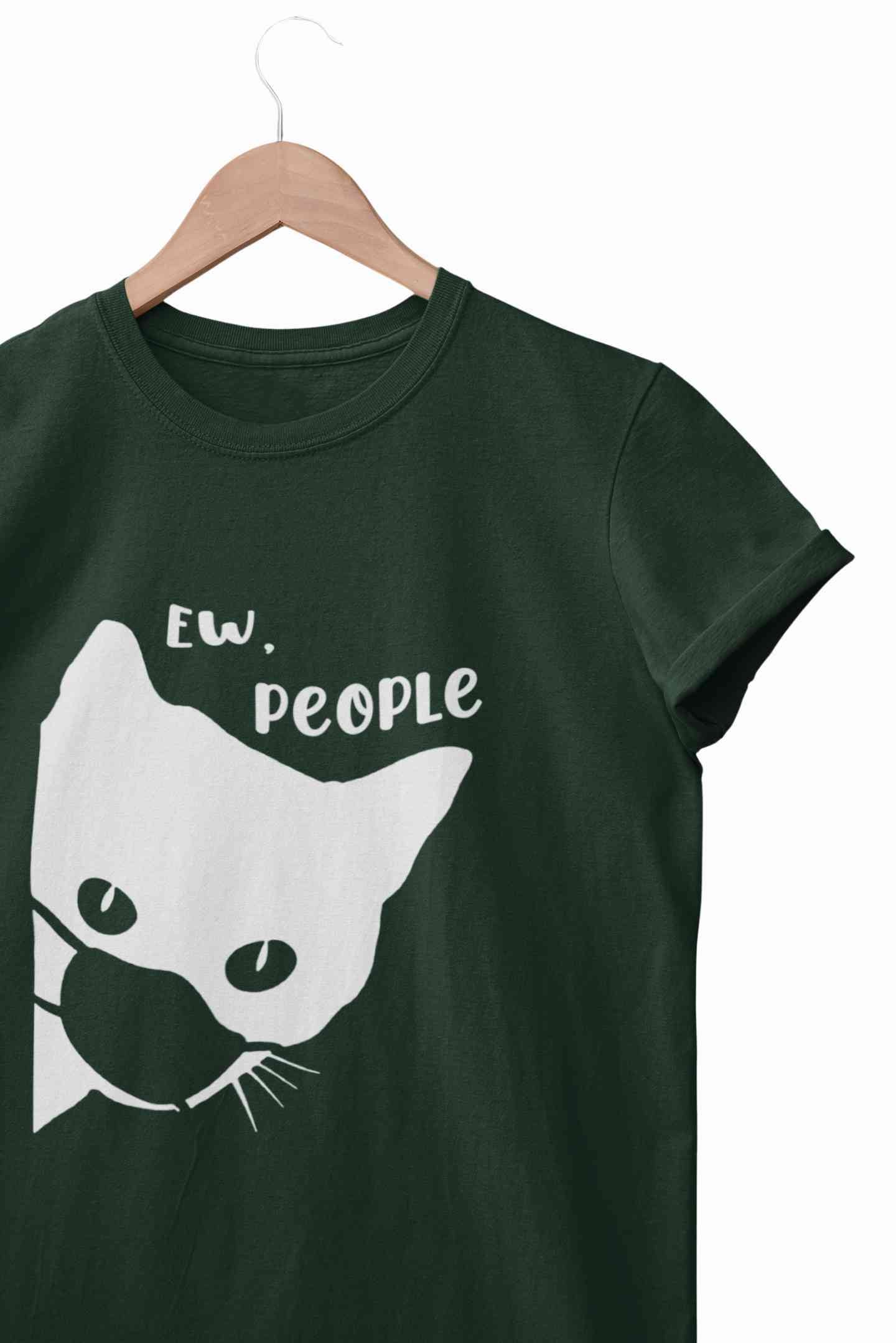 Ew People Mens Half Sleeves T-shirt- FunkyTeesClub
