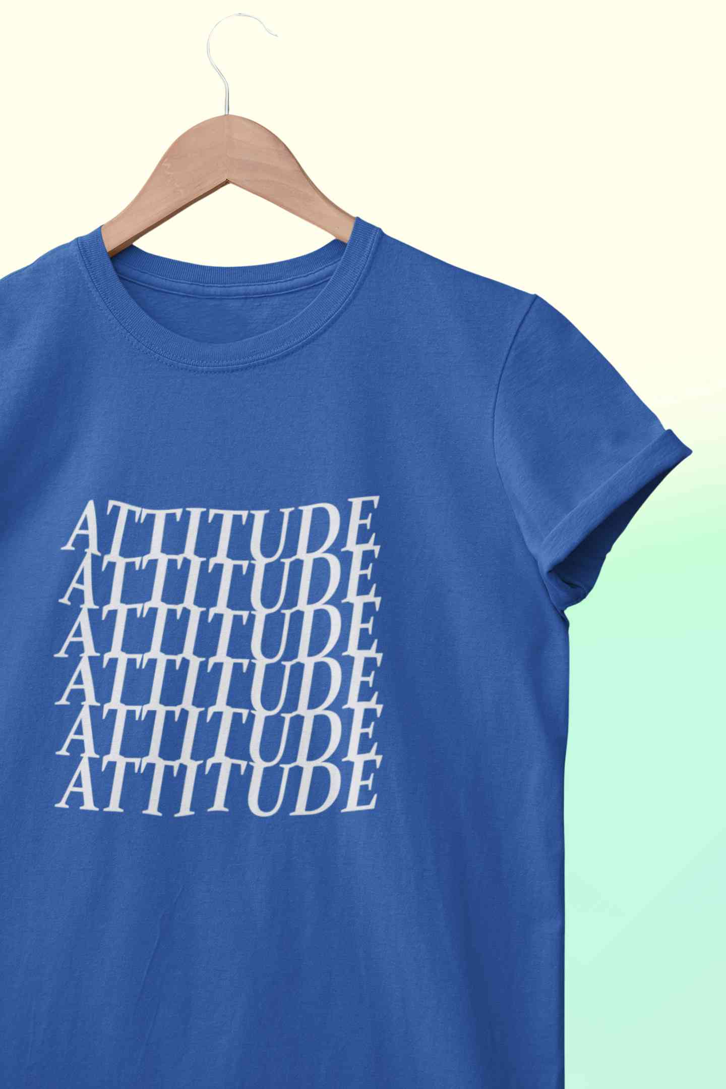 Attitude Women Half Sleeves T-shirt- FunkyTeesClub