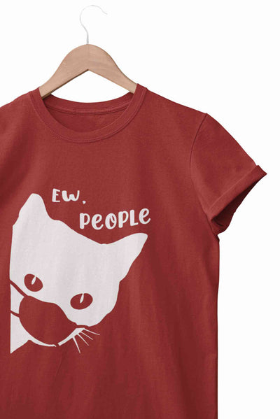 Ew People Mens Half Sleeves T-shirt- FunkyTeesClub