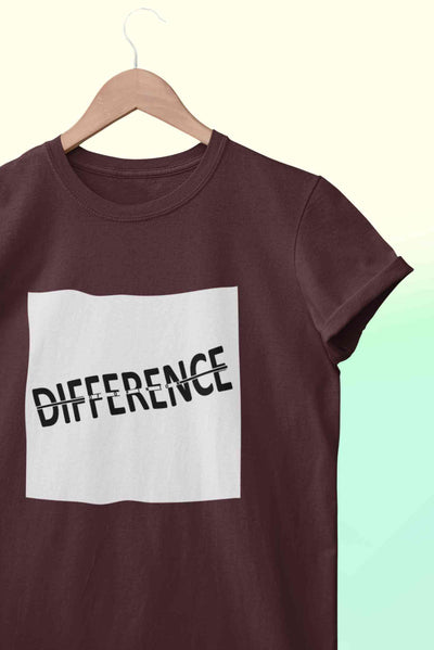 Difference Of Opinion Mens Half Sleeves T-shirt- FunkyTeesClub