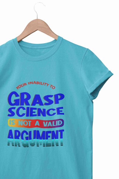 Not A Valid Argument Mens Half Sleeves T-shirt- FunkyTeesClub
