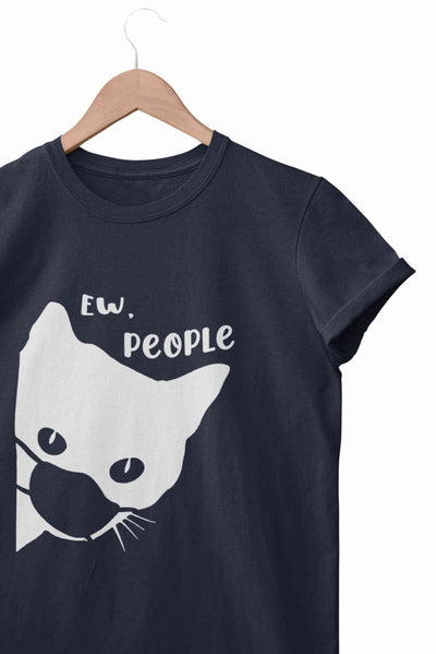 Ew People Mens Half Sleeves T-shirt- FunkyTeesClub