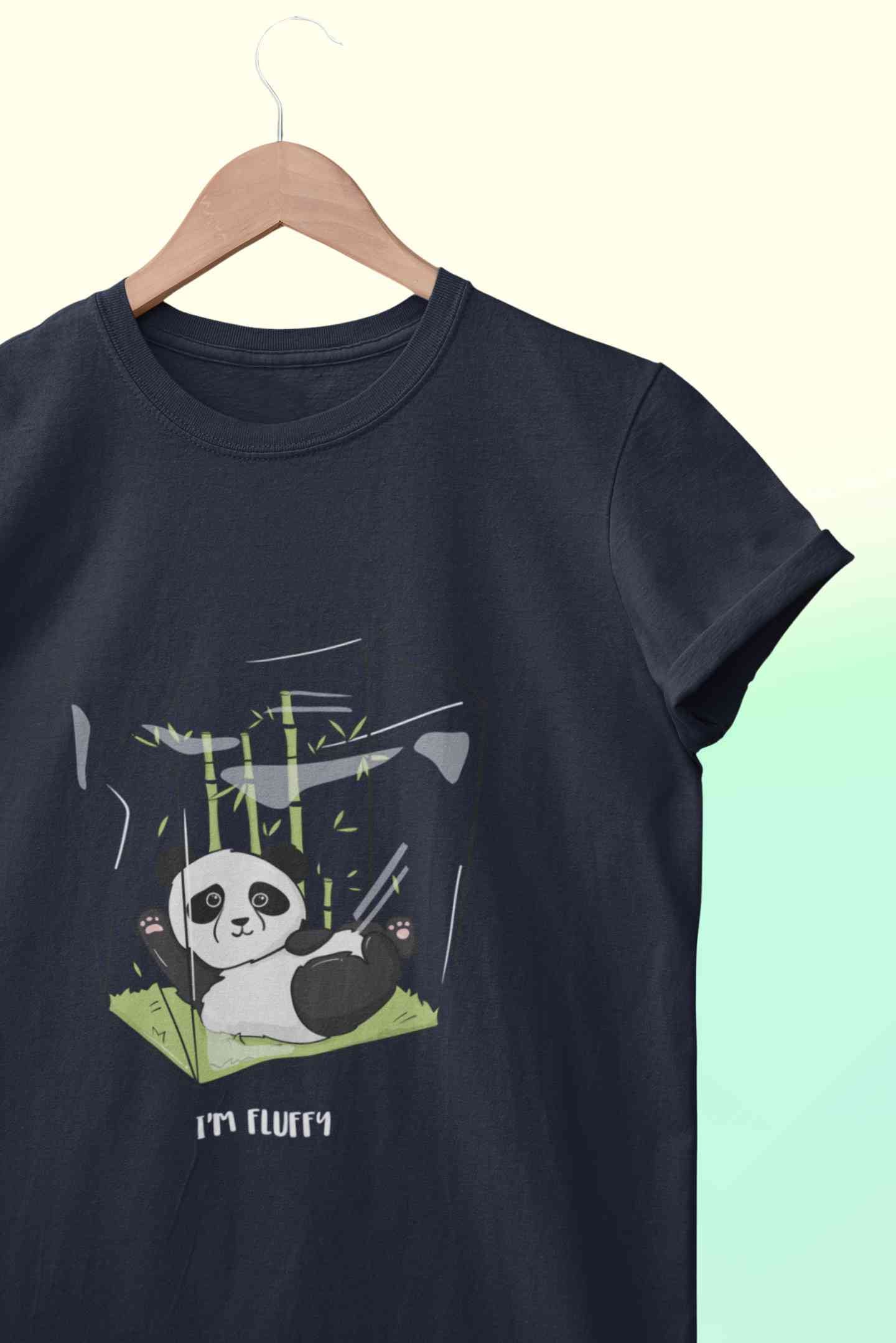 I Am Fluffy Women Half Sleeves T-shirt- FunkyTeesClub