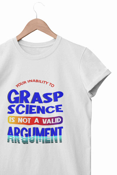 Not A Valid Argument Mens Half Sleeves T-shirt- FunkyTeesClub