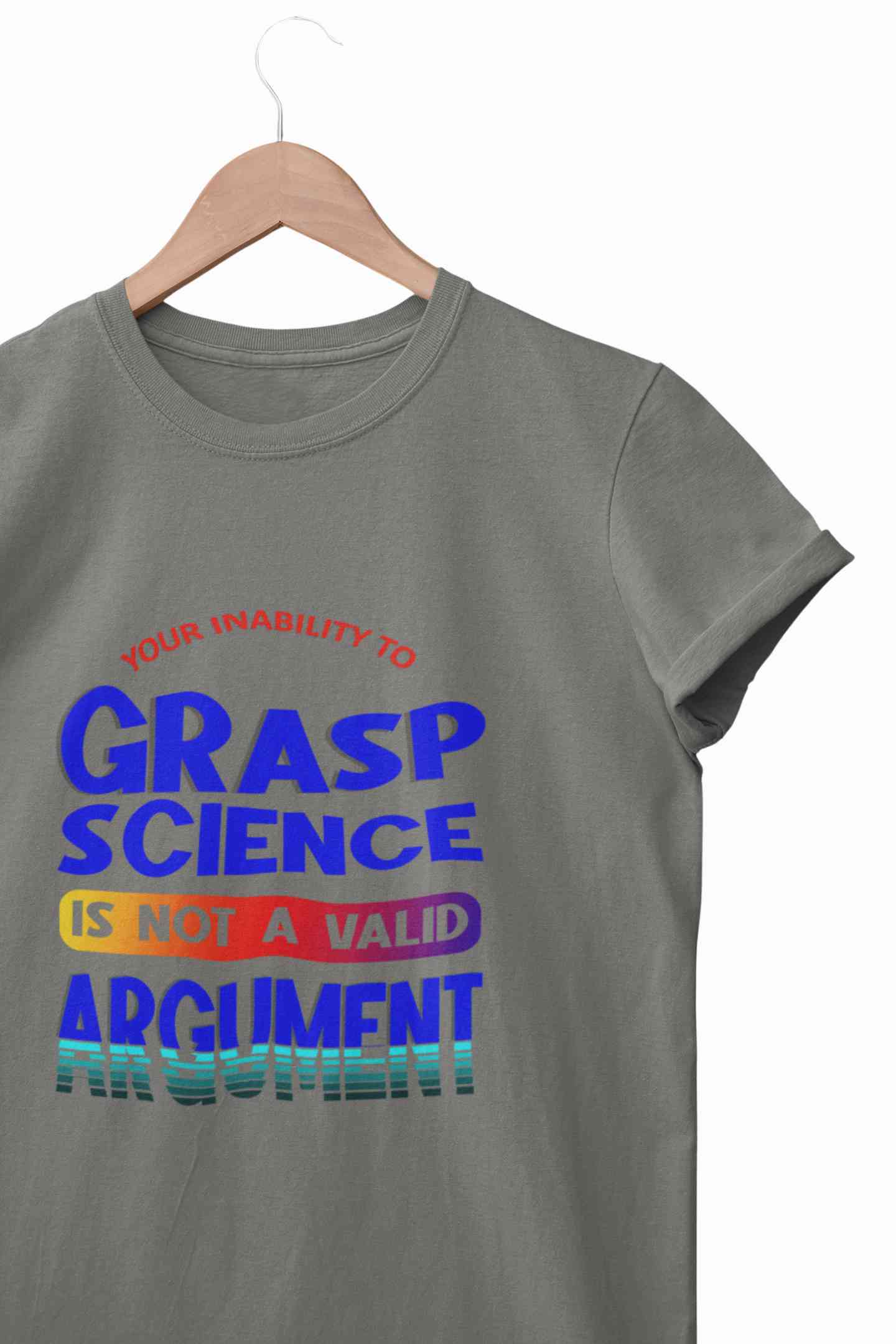 Not A Valid Argument Mens Half Sleeves T-shirt- FunkyTeesClub