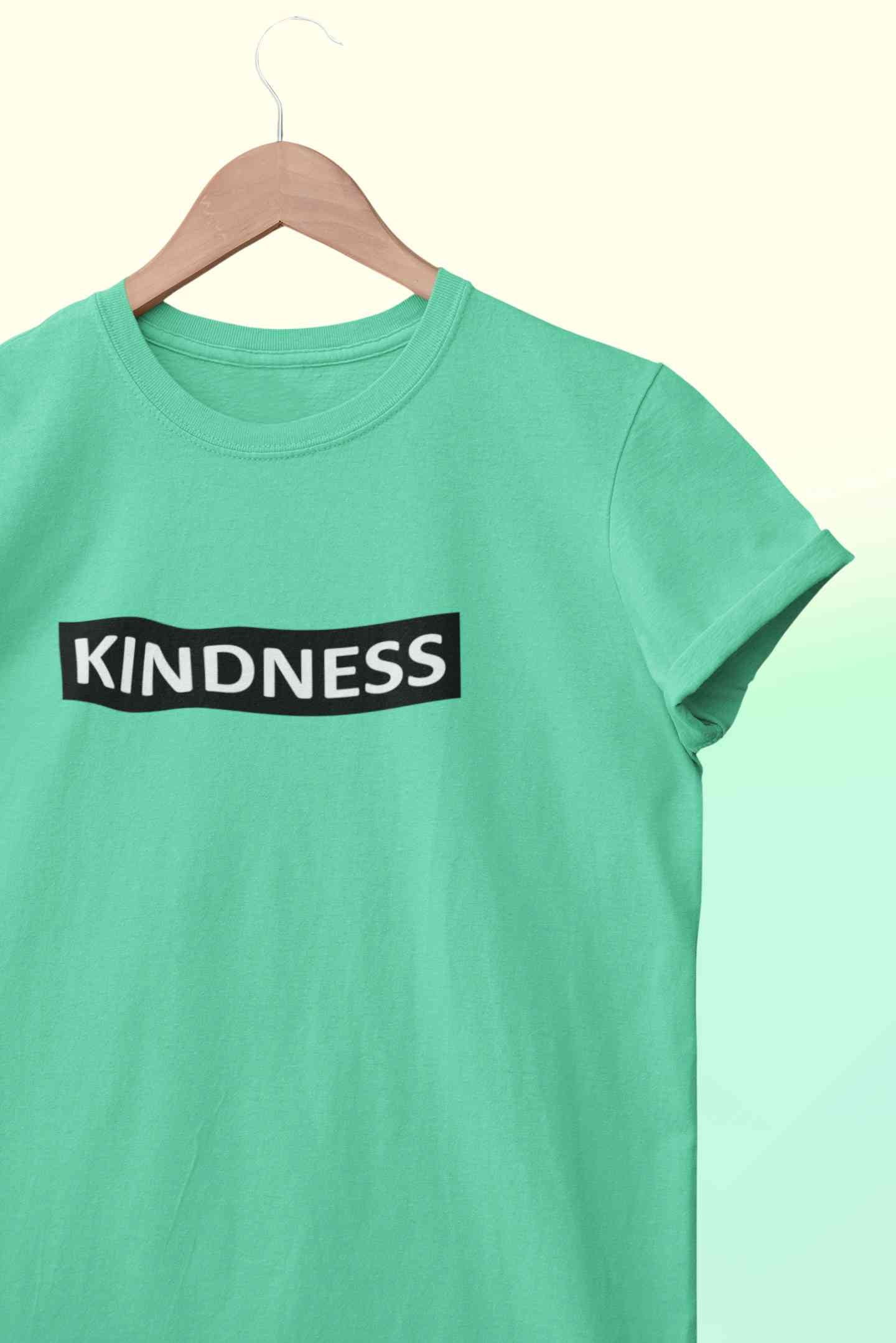 Kindness Women Half Sleeves T-shirt- FunkyTeesClub