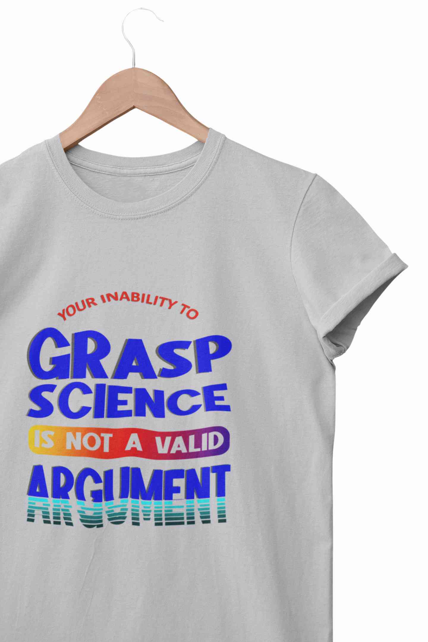 Not A Valid Argument Women Half Sleeves T-shirt- FunkyTeesClub
