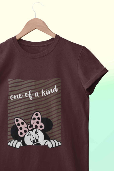 One Of A Kind Women Half Sleeves T-shirt- FunkyTeesClub
