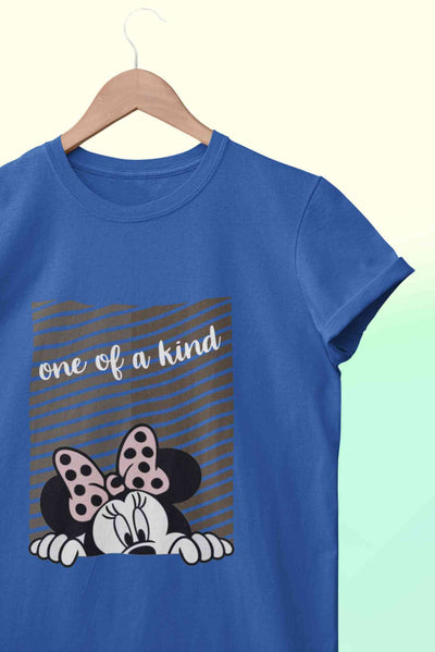 One Of A Kind Women Half Sleeves T-shirt- FunkyTeesClub