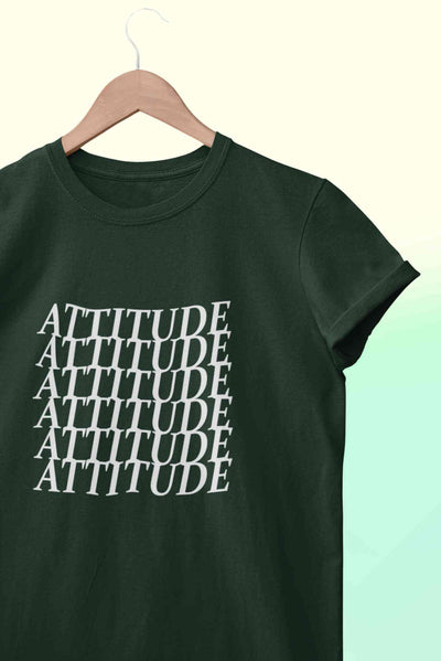 Attitude Mens Half Sleeves T-shirt- FunkyTeesClub