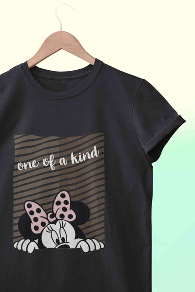 One Of A Kind Women Half Sleeves T-shirt- FunkyTeesClub