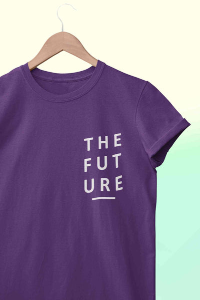 Future Women Half Sleeves T-shirt- FunkyTeesClub