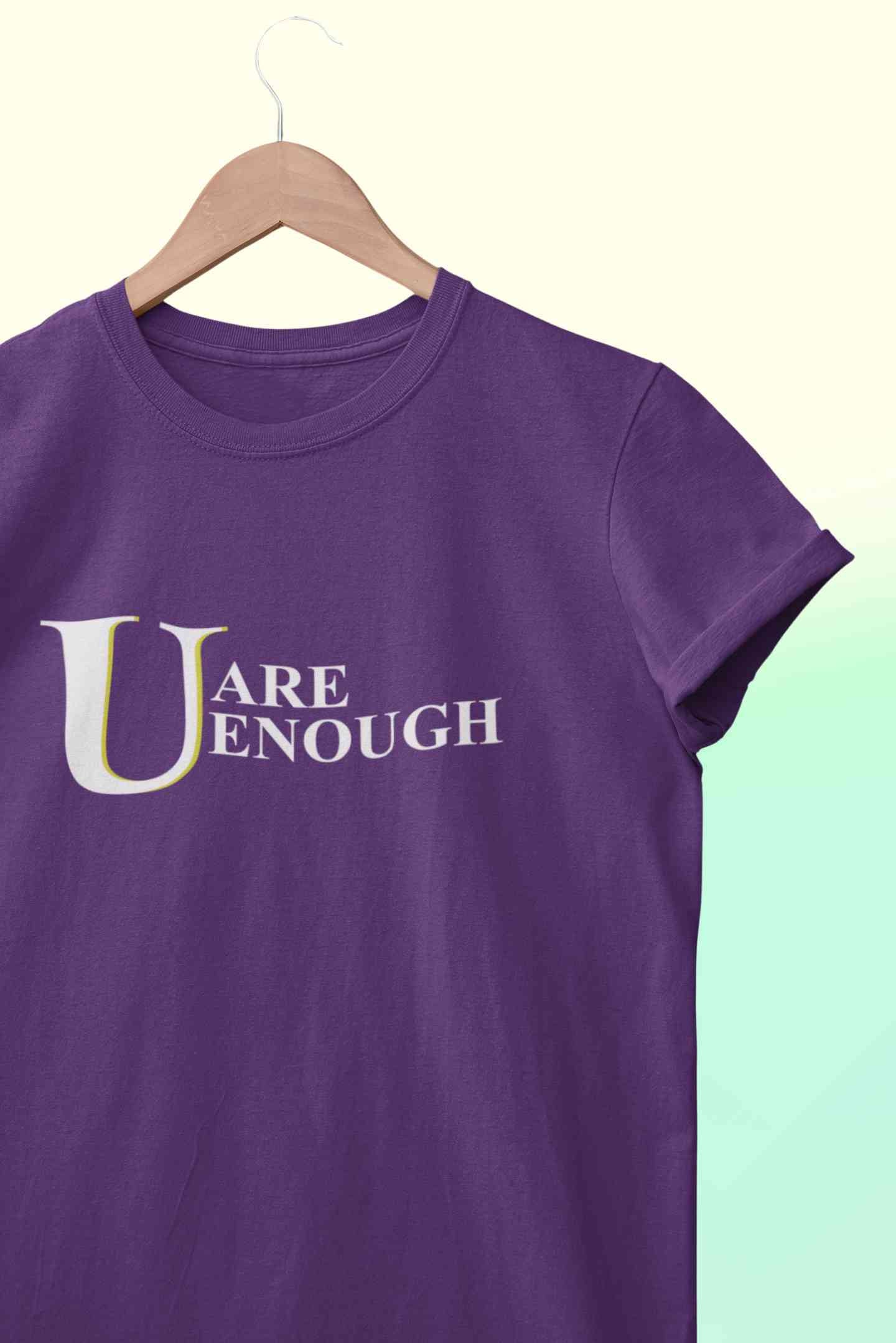 You Are Enough Mens Half Sleeves T-shirt- FunkyTeesClub