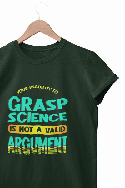 Not A Valid Argument Women Half Sleeves T-shirt- FunkyTeesClub