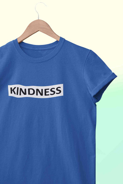 Kindness Women Half Sleeves T-shirt- FunkyTeesClub