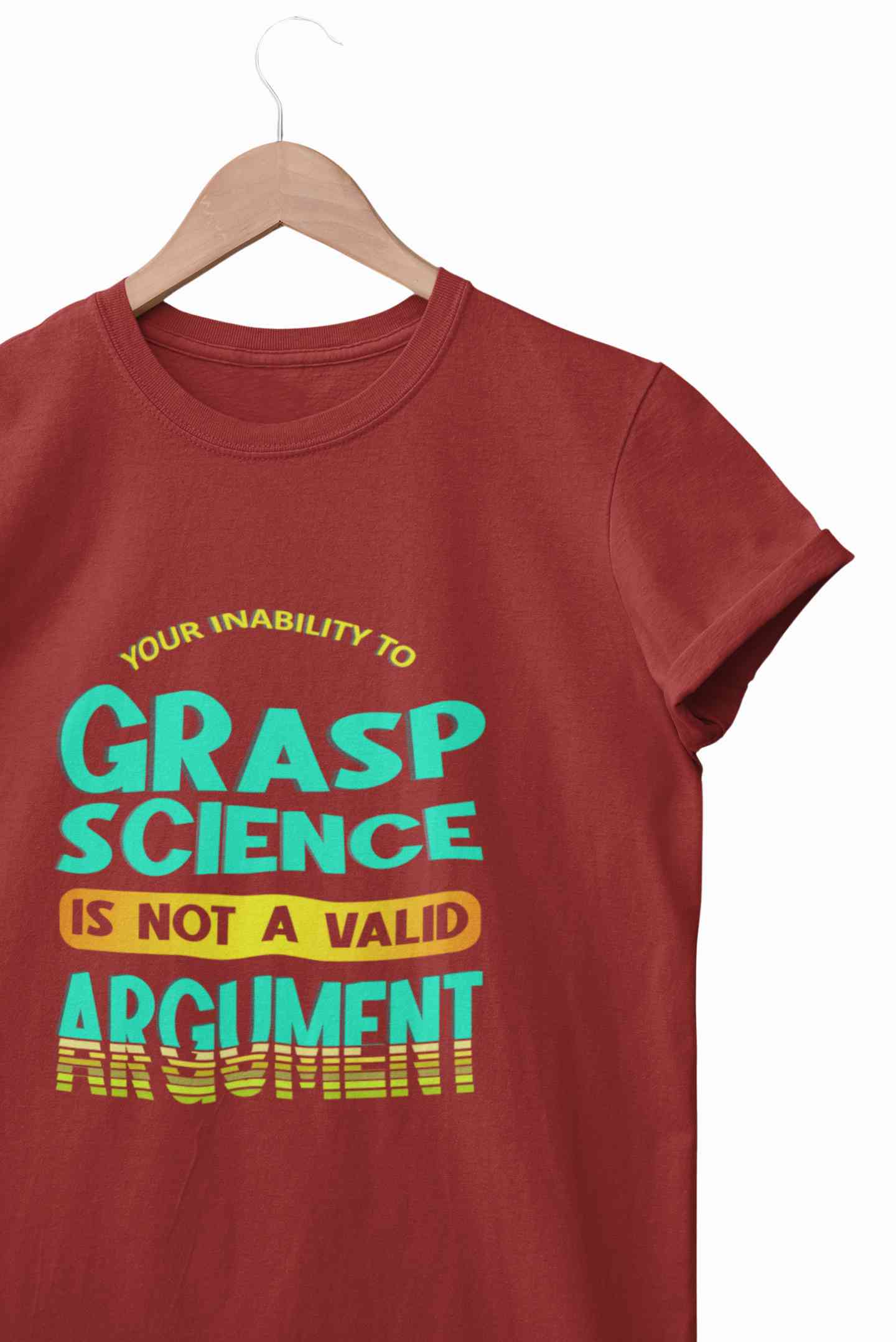 Not A Valid Argument Women Half Sleeves T-shirt- FunkyTeesClub