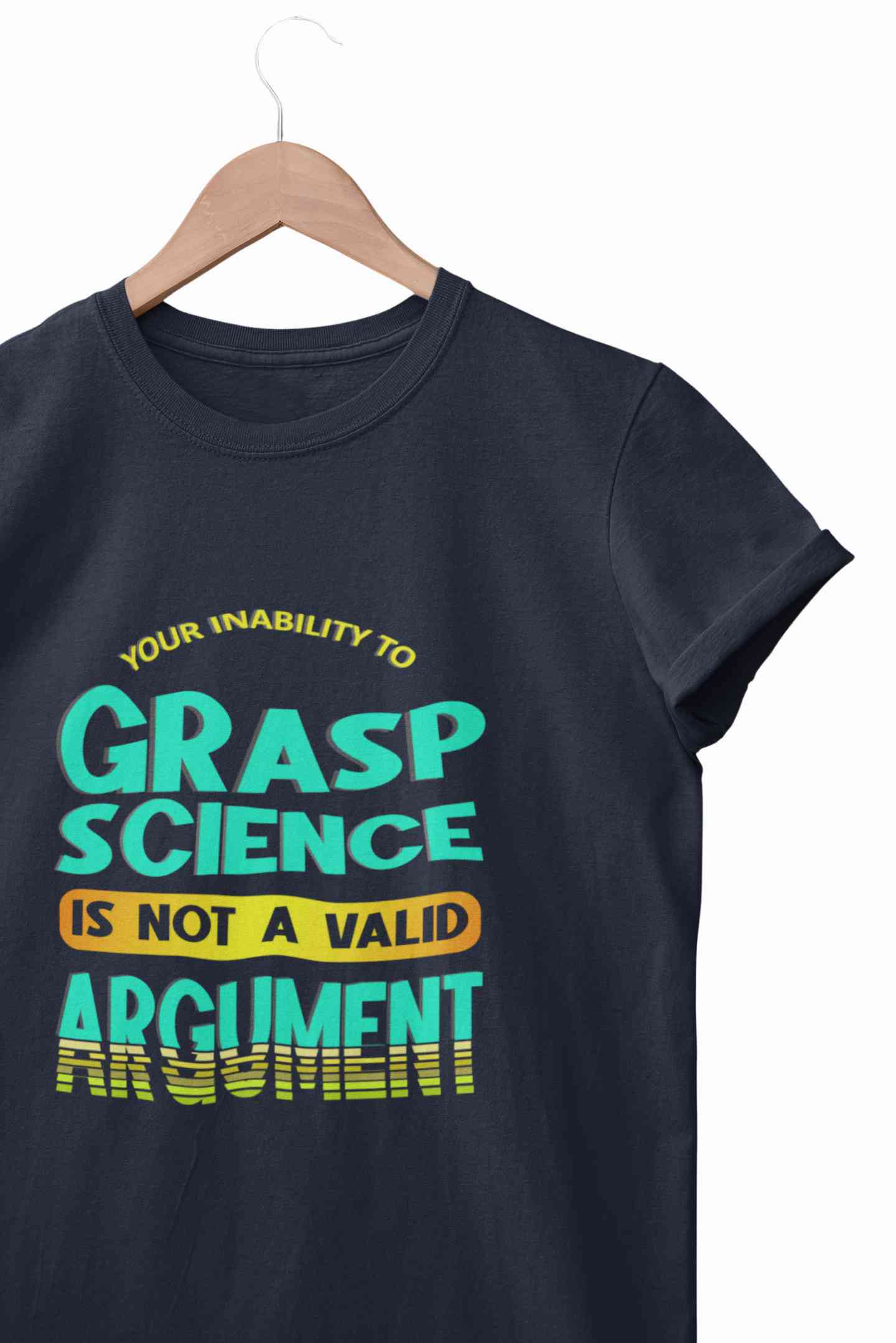 Not A Valid Argument Women Half Sleeves T-shirt- FunkyTeesClub