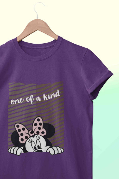 One Of A Kind Women Half Sleeves T-shirt- FunkyTeesClub