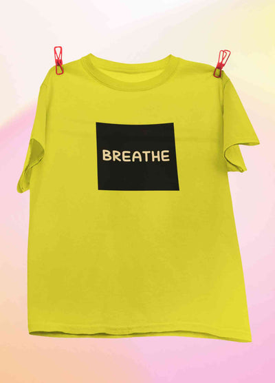 Breathe Minimals Women Half Sleeves T-shirt- FunkyTeesClub