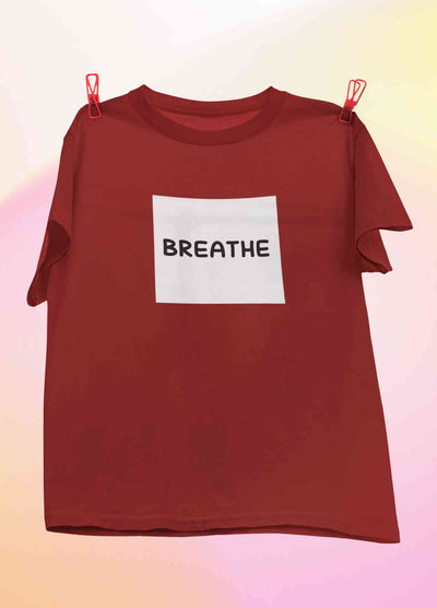 Breathe Minimals Women Half Sleeves T-shirt- FunkyTeesClub