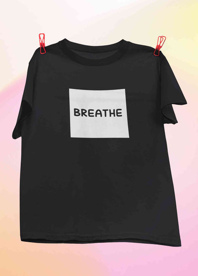 Breathe Minimals Women Half Sleeves T-shirt- FunkyTeesClub