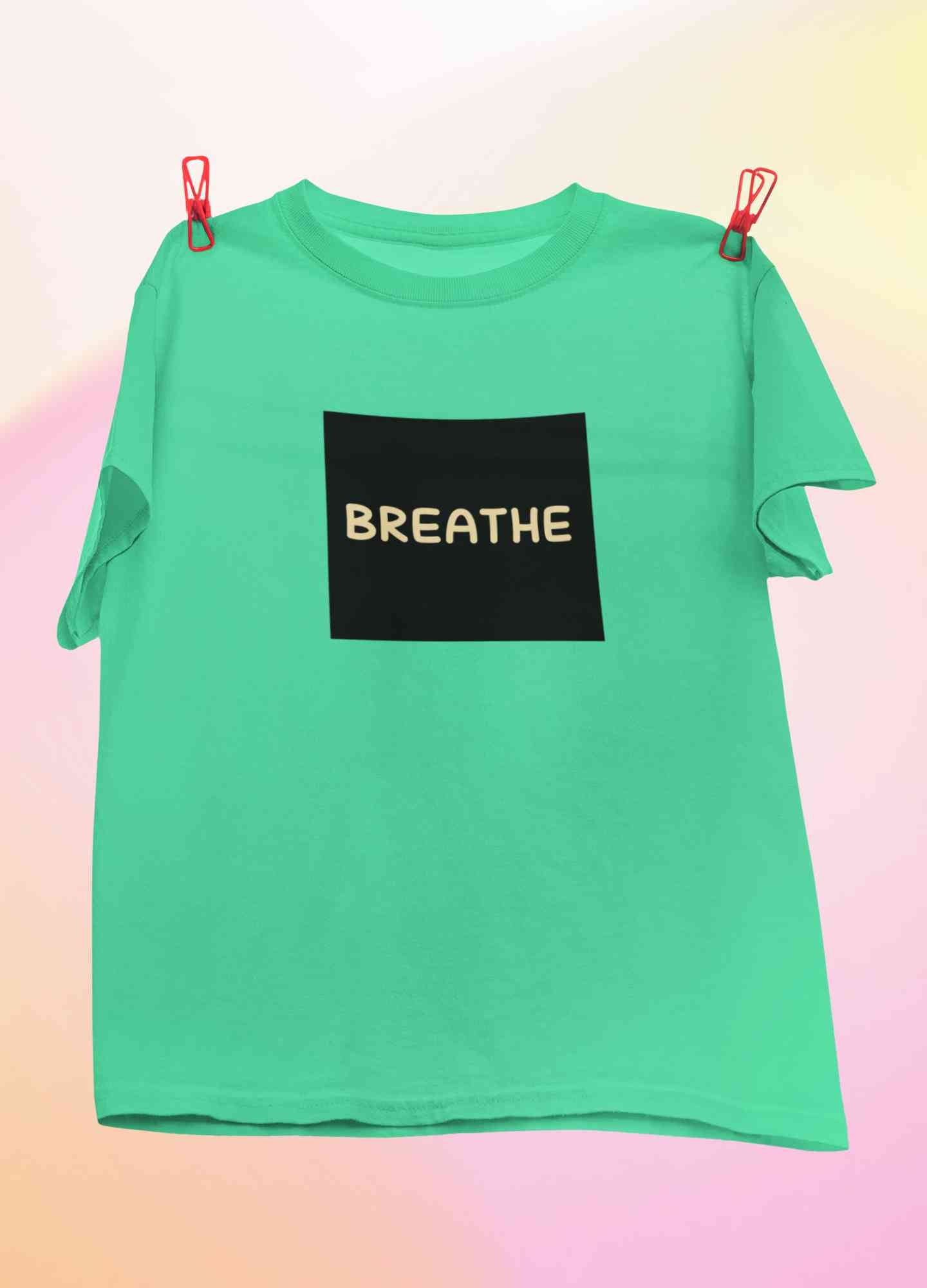 Breathe Minimals Women Half Sleeves T-shirt- FunkyTeesClub