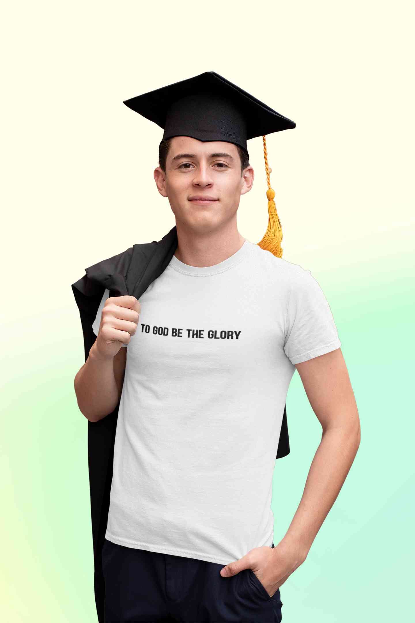 To God Be The Glory Minimals Mens Half Sleeves T-shirt- FunkyTeesClub