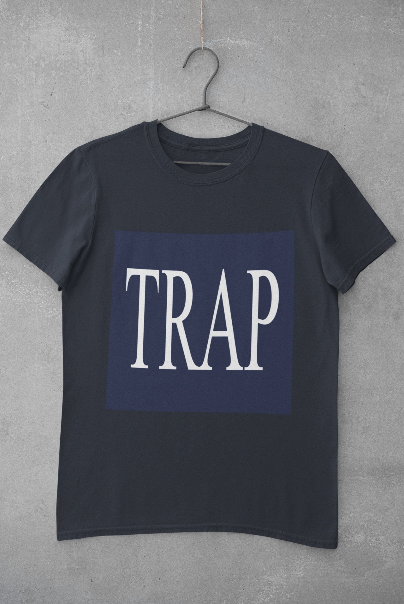 Trap Mens Half Sleeves T-shirt- FunkyTeesClub - Funky Tees Club