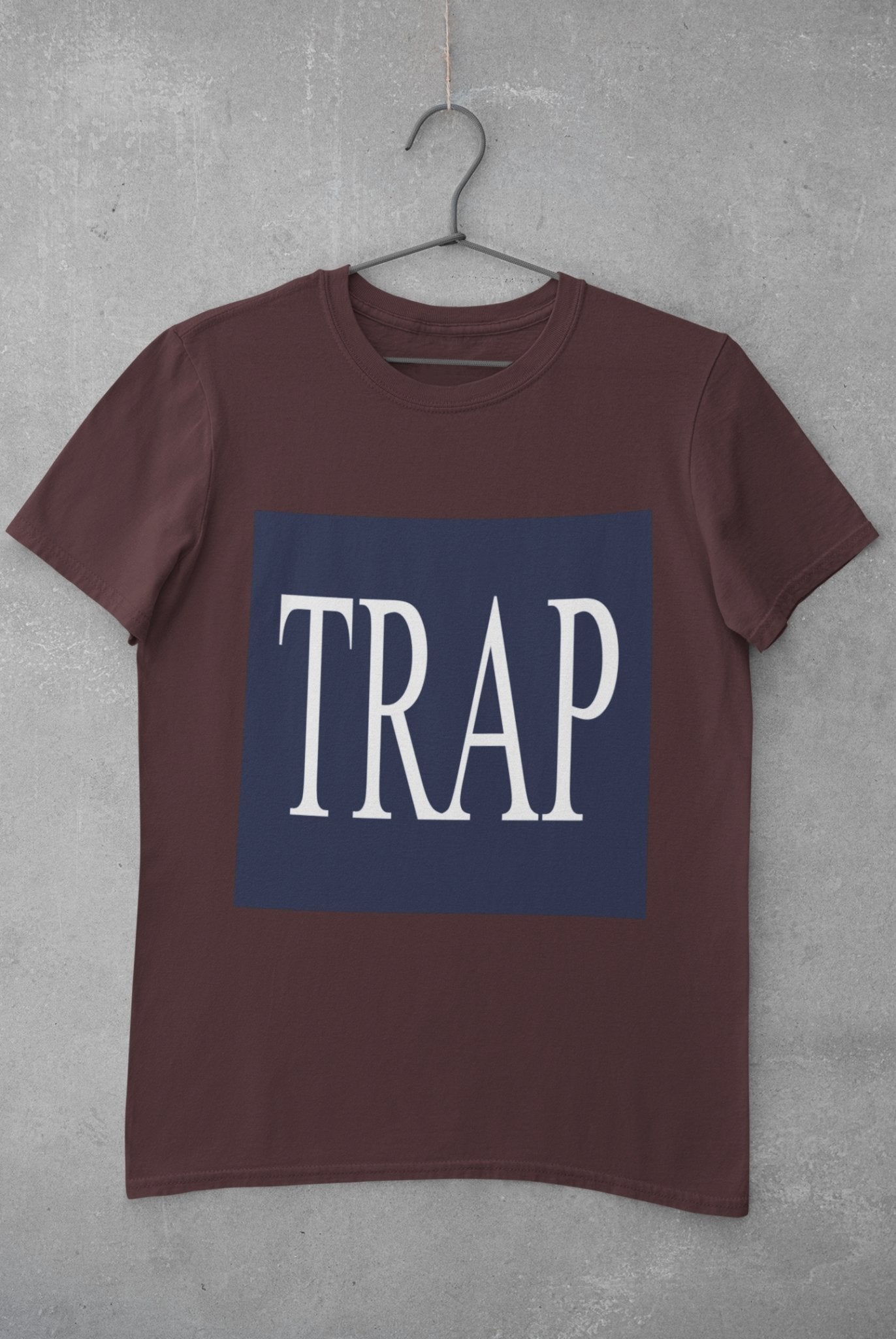 Trap Mens Half Sleeves T-shirt- FunkyTeesClub - Funky Tees Club
