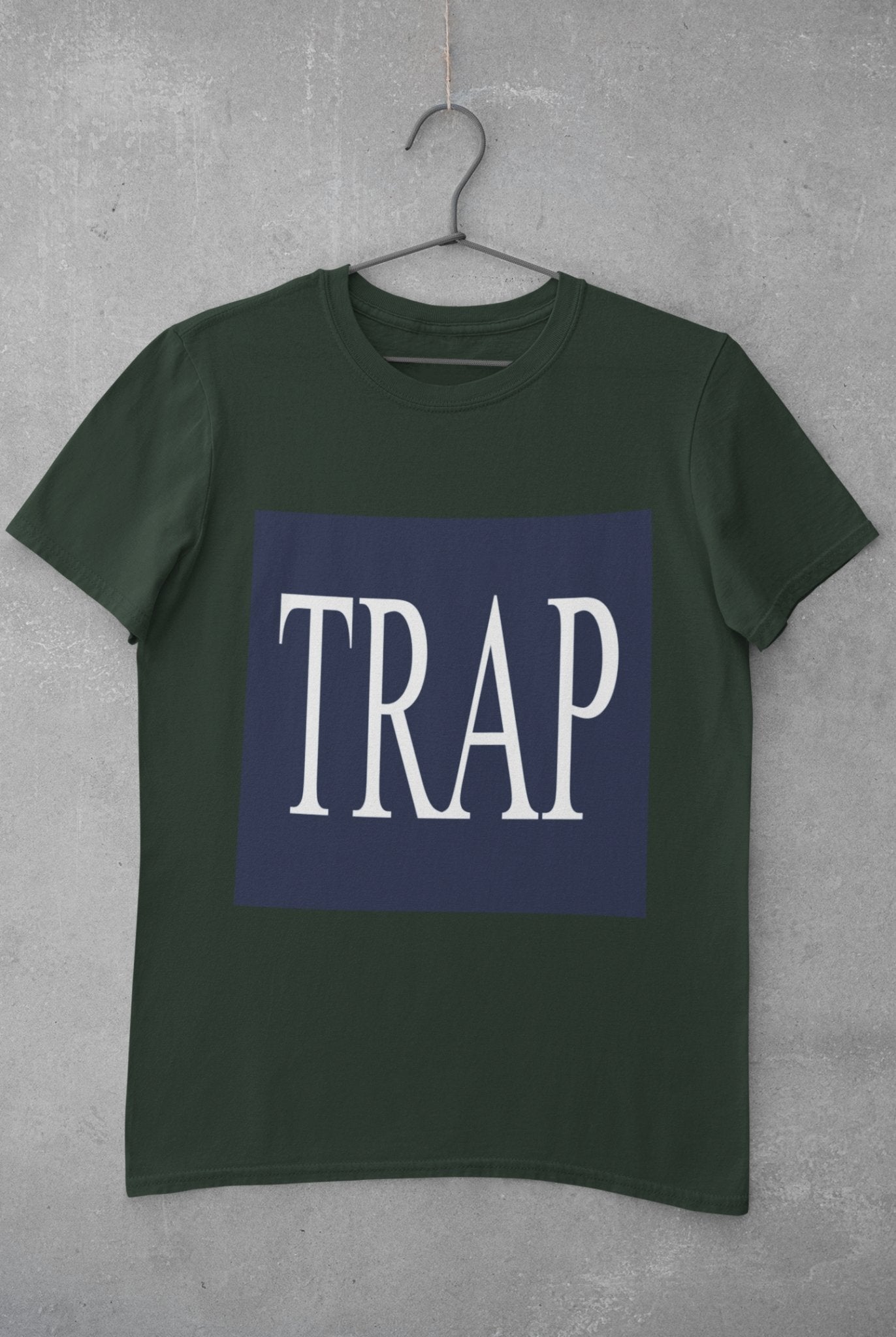 Trap Mens Half Sleeves T-shirt- FunkyTeesClub - Funky Tees Club