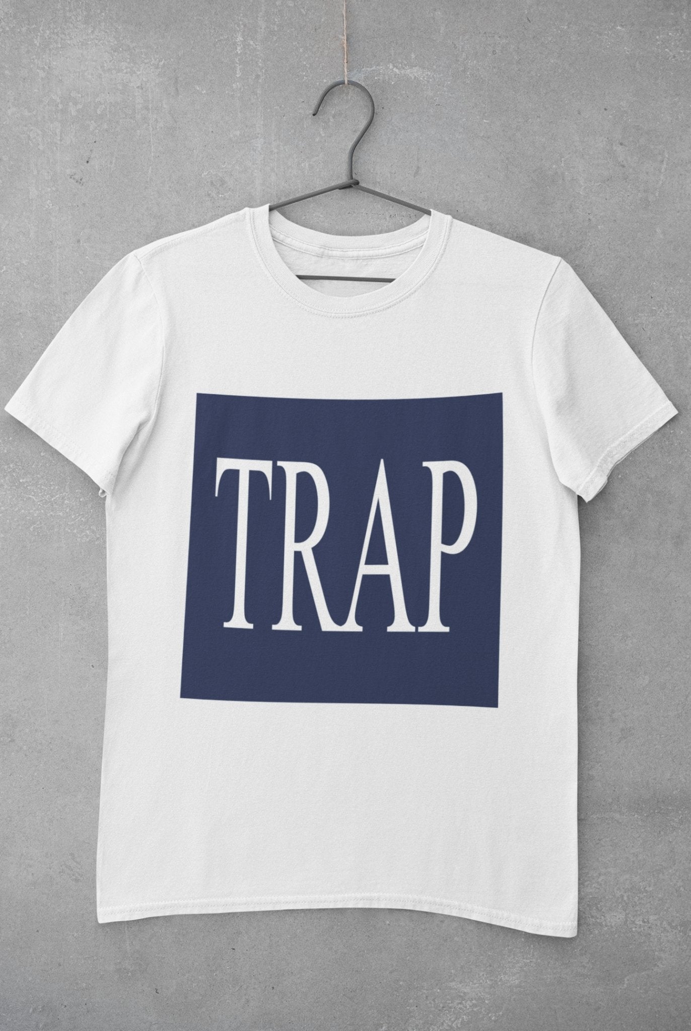 Trap Mens Half Sleeves T-shirt- FunkyTeesClub - Funky Tees Club